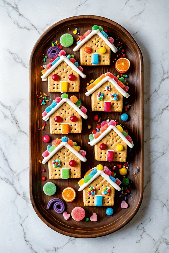 20 Easy Christmas Treats Anyone Can Make 14 Graham Cracker Houses