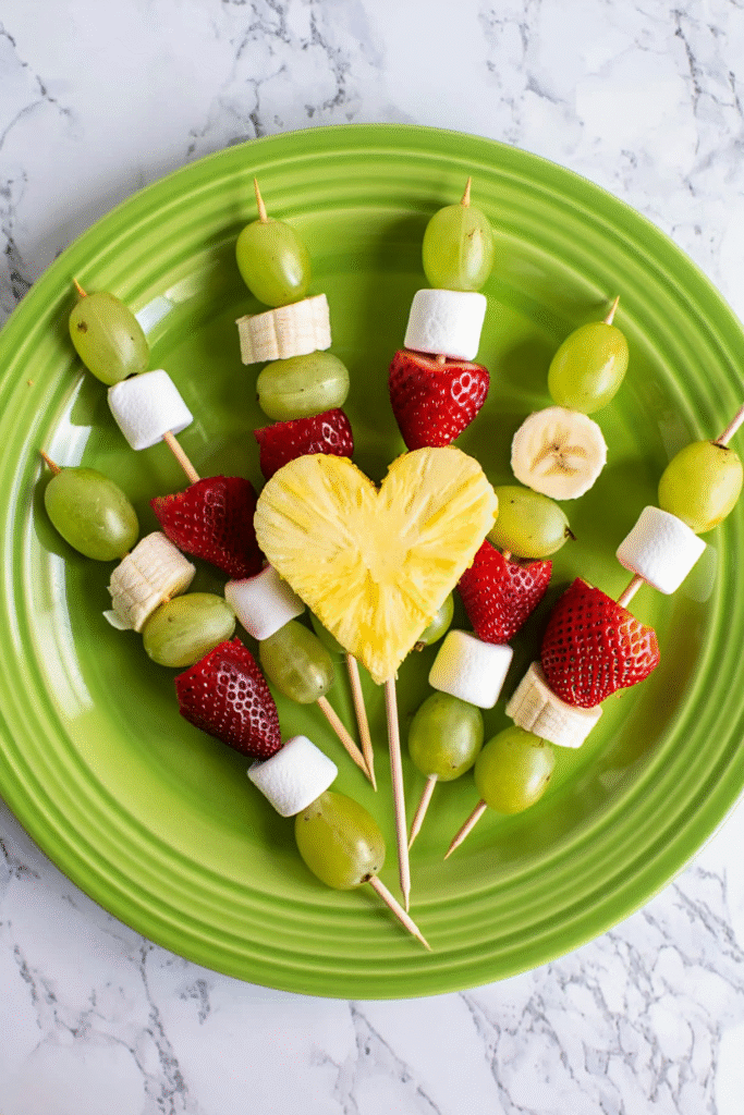 Grinch Kabobs