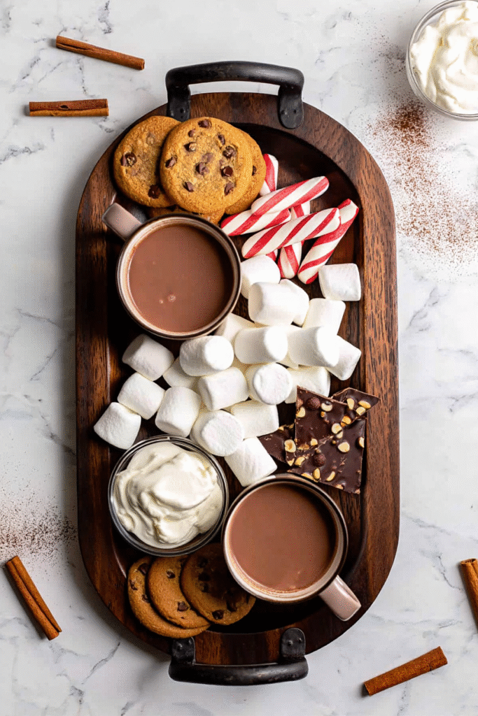 Hot Cocoa Charcuterie Board