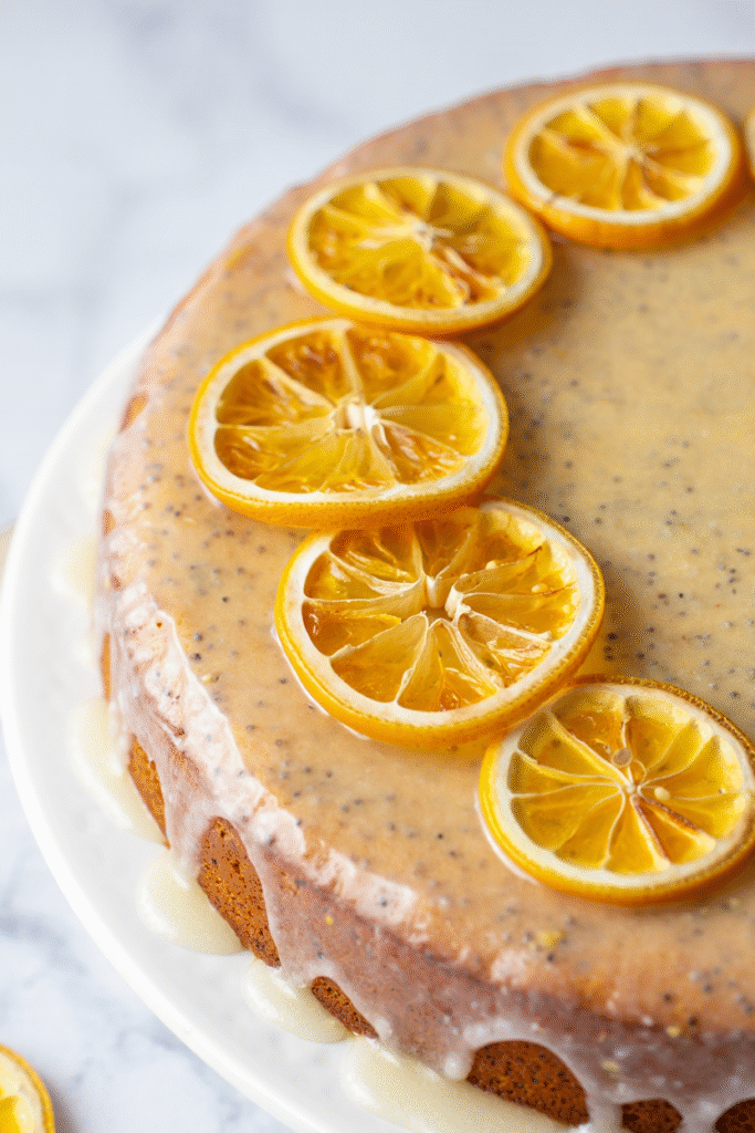 Lemon Poppyseed Christmas Cake