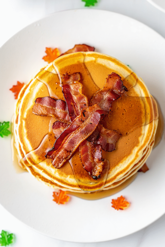 20 Christmas Pancakes to Make Mornings Magical 20 Maple Bacon Pancakes