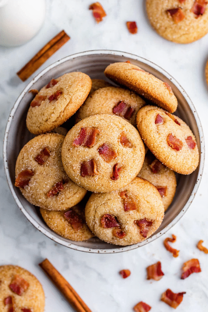 20 Unique Christmas Cookies to Stand Out This Holiday Season 20 Maple Bacon Snickerdoodles
