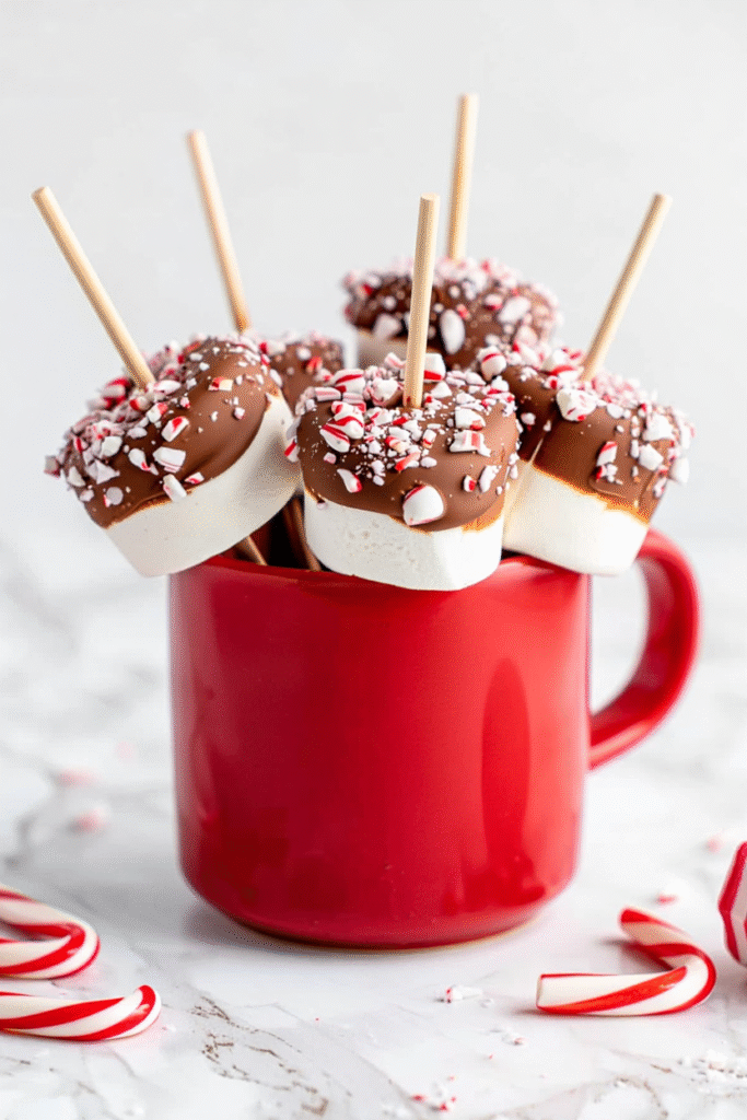 20 Easy Christmas Treats Anyone Can Make 12 Marshmallow Pops