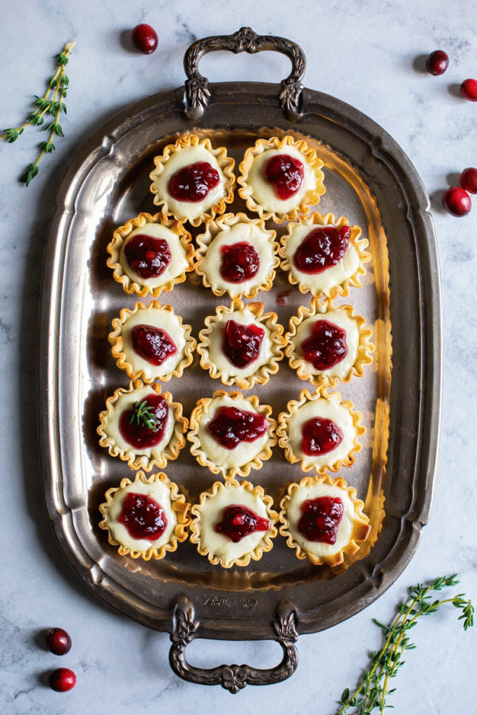 Mini Baked Brie Bites in Phyllo