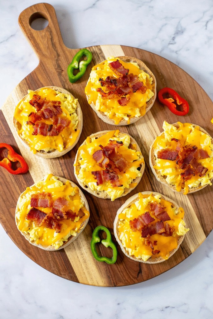 Mini Breakfast Pizzas