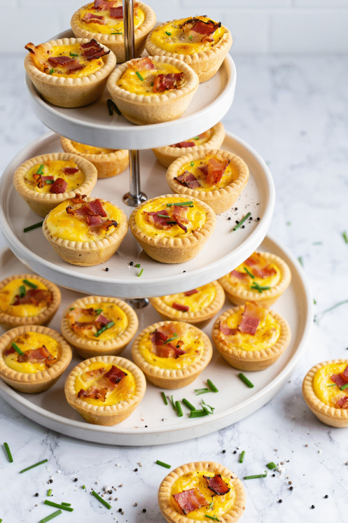 20 Christmas Appetizer Ideas to Elevate Your Holiday Spread 10 Mini Quiche Lorraine Bites