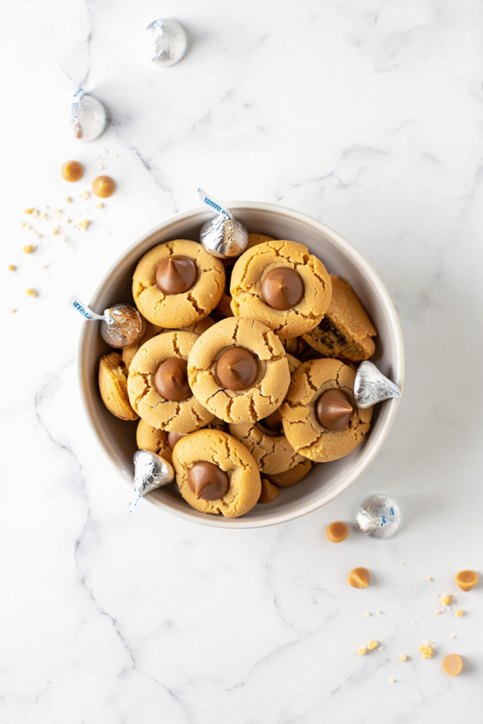 20 Easy Christmas Cookies That Anyone Can Make 11 Peanut Butter Blossoms
