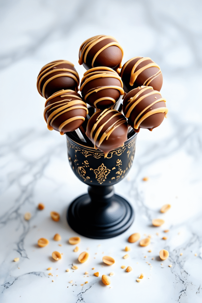 Peanut Butter Cup Cake Pops
