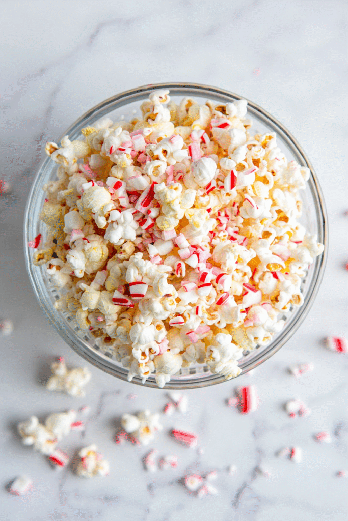 20 Easy Christmas Treats Anyone Can Make 13 Peppermint Popcorn