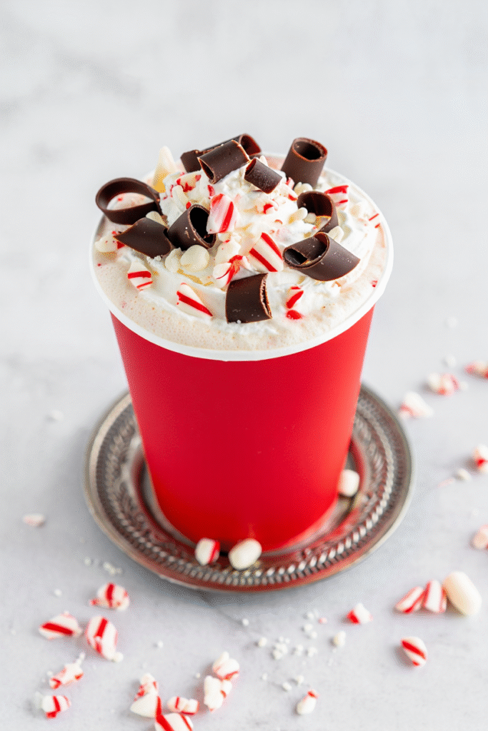 Peppermint White Hot Chocolate