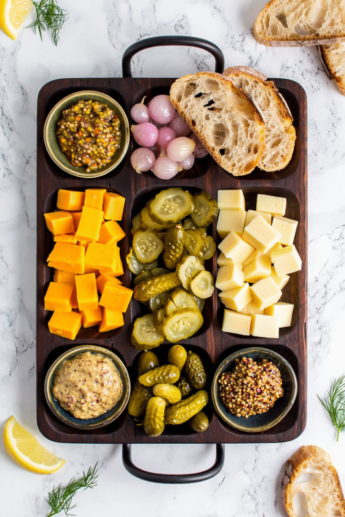 Pickle and Cheese Lovers Board