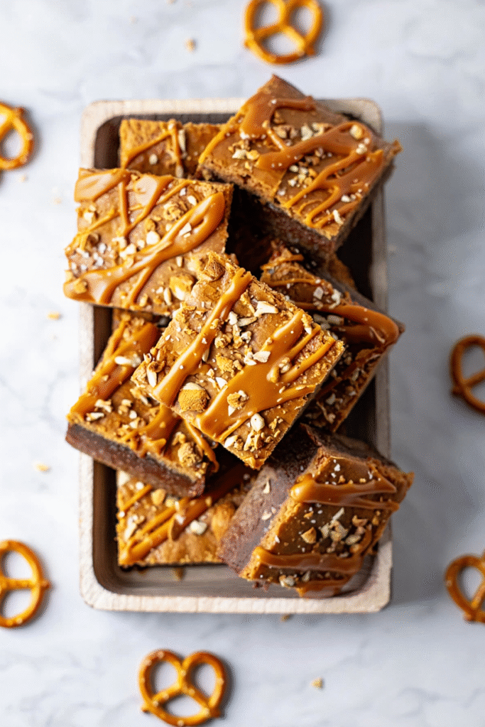 Pretzel Brownies