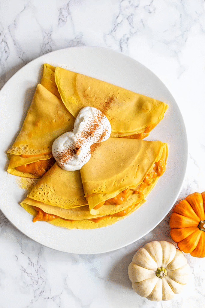Pumpkin Spice Crepes