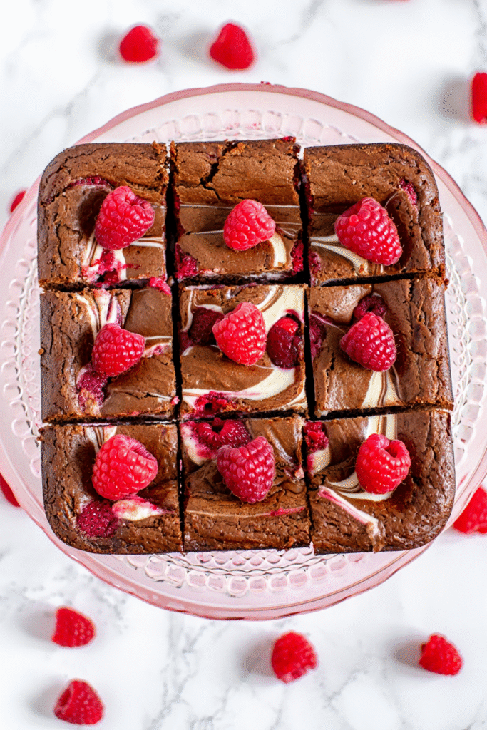 Raspberry Cheesecake Brownies