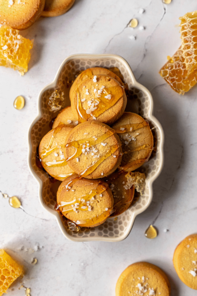 20 Unique Christmas Cookies to Stand Out This Holiday Season 14 Salted Honey Butter Cookies