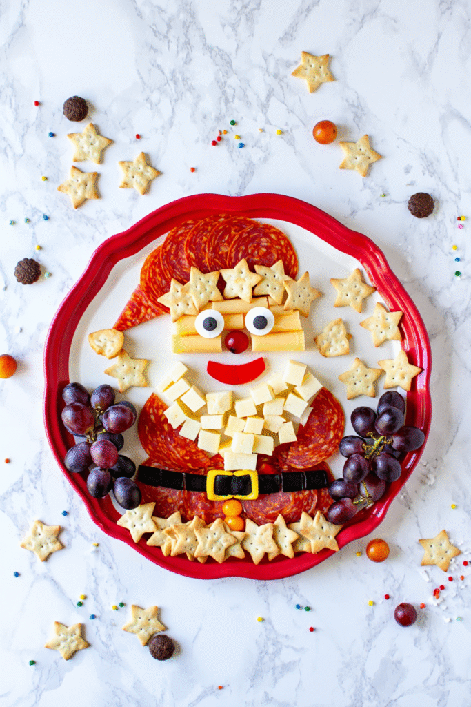Santas Snack Board for Kids