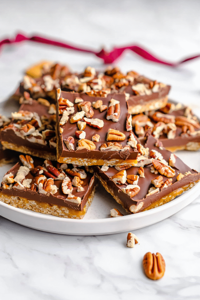20 Christmas Cracker Toffee Variations (Christmas Crack) 2 Sea Salt Caramel Cracker Toffee