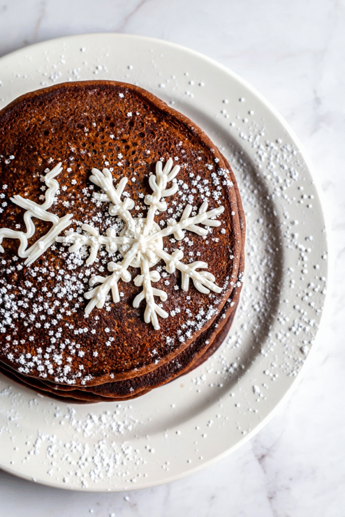20 Christmas Pancakes to Make Mornings Magical 21 Snowflake Pancakes