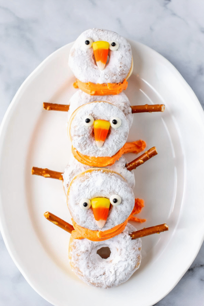 Snowman Donuts