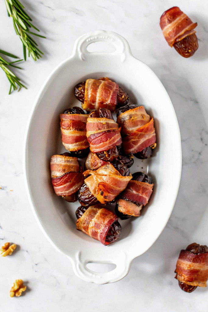 Stuffed Medjool Dates with Blue Cheese and Walnuts