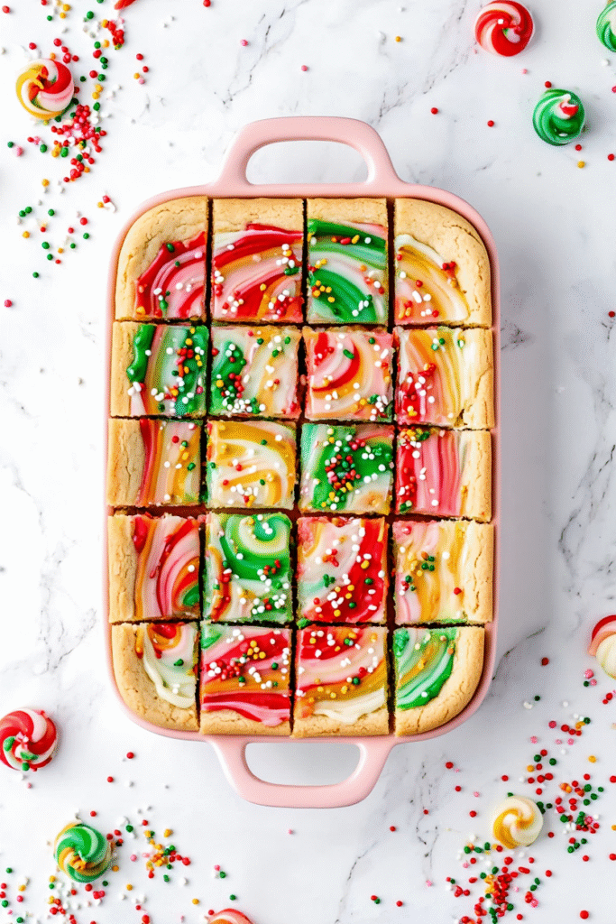 20 Easy Christmas Cookies That Anyone Can Make 9 Sugar Cookie Bars with Frosting
