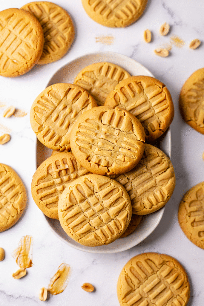 20 Easy Christmas Cookies That Anyone Can Make 2 Three Ingredient Peanut Butter Cookies