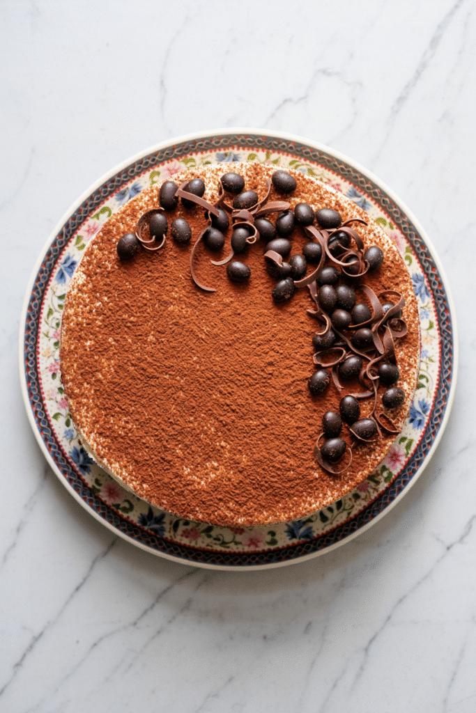 Tiramisu Christmas Cake