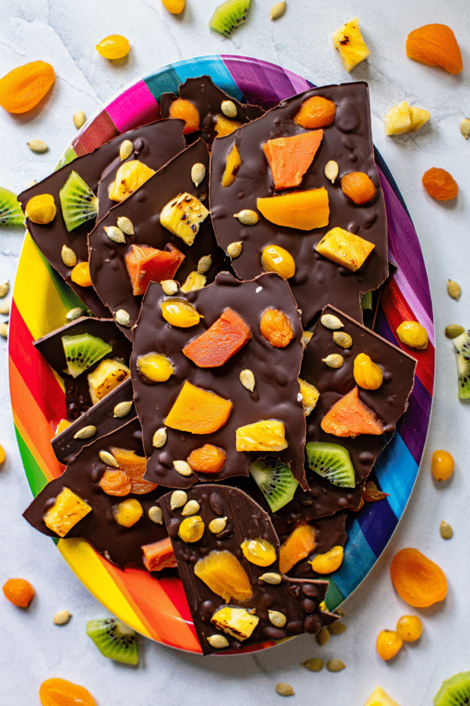 20 Christmas Bark Recipes for Festive Treats 15 Ultimate Rainbow Fruit Seed Bark