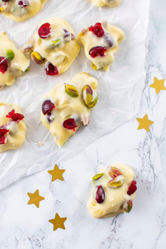 White Chocolate Cranberry Clusters