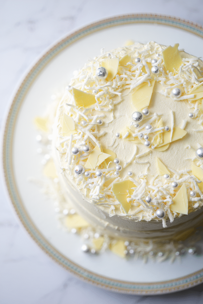 White Christmas Cake