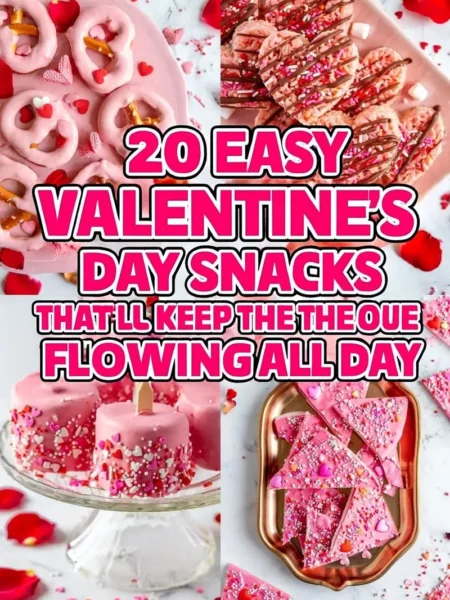 20 Easy Valentines Day Snacks Thatll Keep the Love Flowing All Day