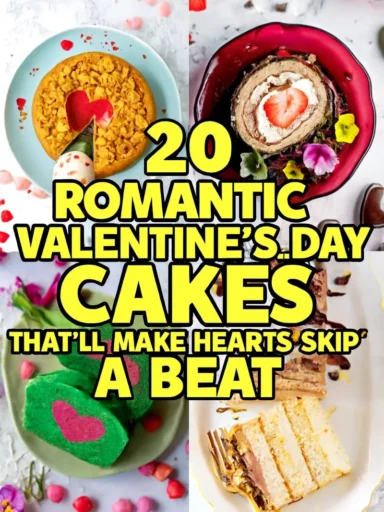 20 Romantic Valentines Day Cakes Thatll Make Hearts Skip a Beat
