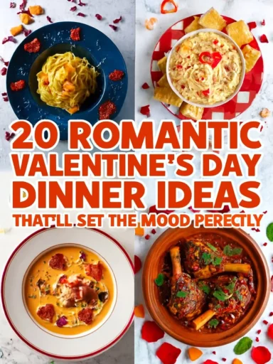 20 Romantic Valentines Day Dinner Ideas Thatll Set the Mood Perfectly