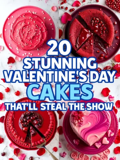 20 Stunning Valentines Day Cakes Thatll Steal the Show