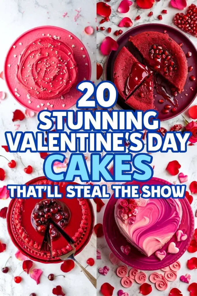 20 Stunning Valentines Day Cakes Thatll Steal the Show