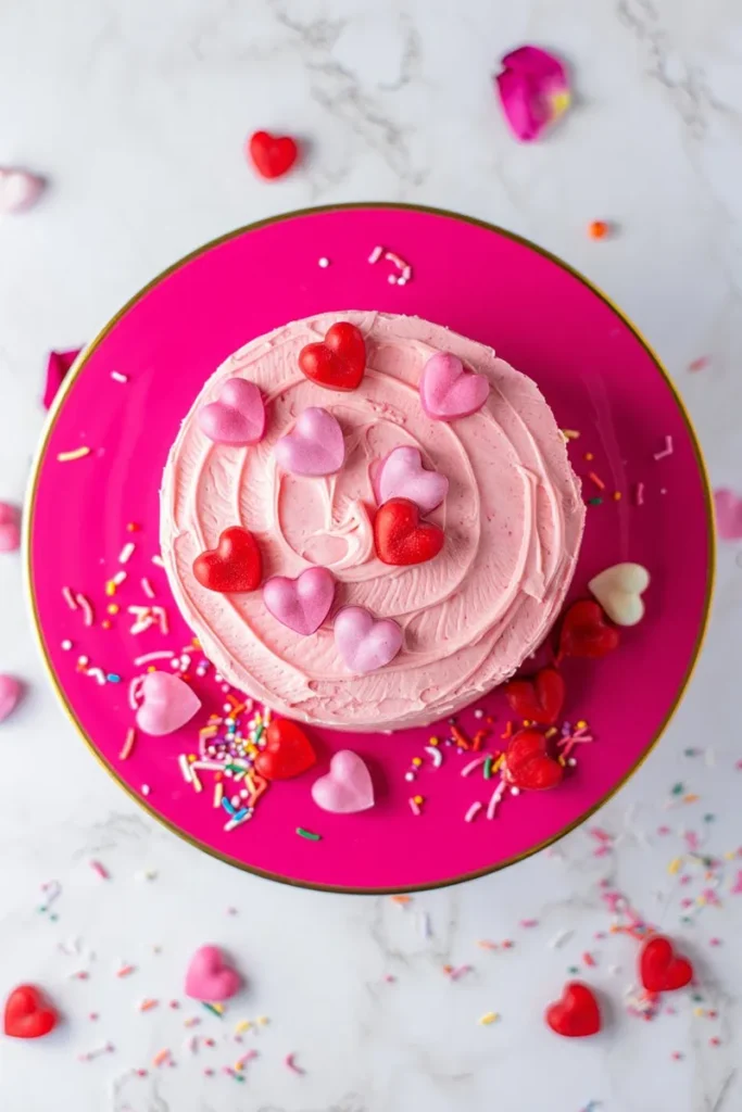 20 Valentine's Day Baking Ideas That'll Make Your Kitchen Smell Like Love 14 Bubble Gum Heart Decorated Cake