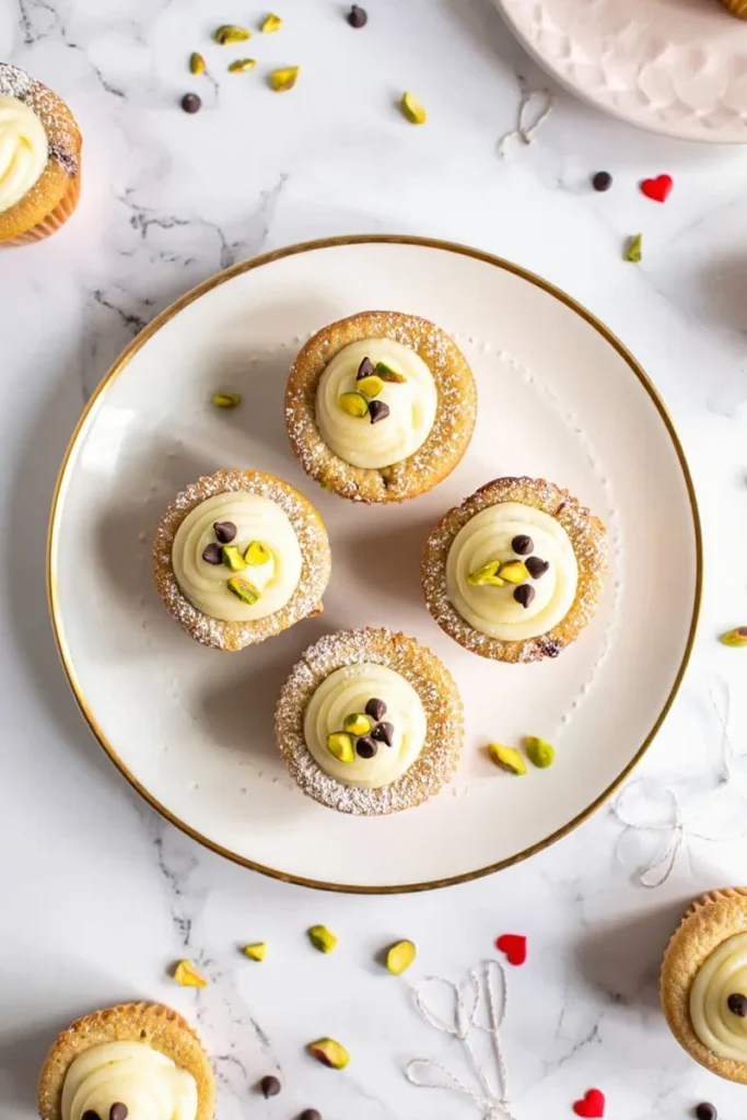 20 Valentine's Day Cupcakes That'll Make Anyone Fall Hard 11 CannoliInspired Ricotta Filled Cupcakes
