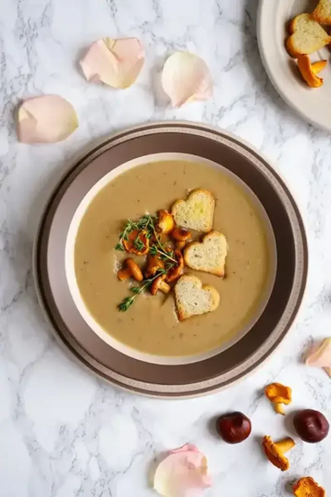 20 Valentine's Day Dinner Recipes That'll Make It a Night to Remember 11 Chanterelle Chestnut Soup Starter