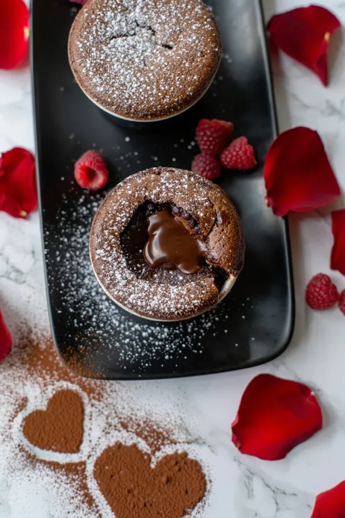 20 Valentine's Day Baking Ideas That'll Make Your Kitchen Smell Like Love 12 Chocolate Lava Mini Souffles