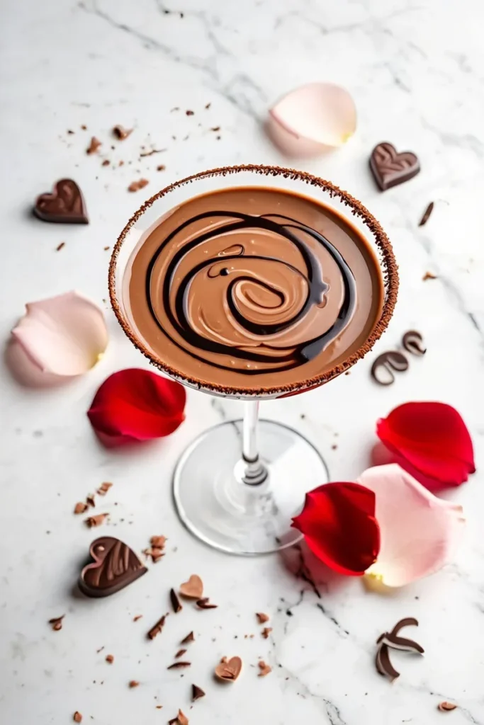 Chocolate Martini Swirled