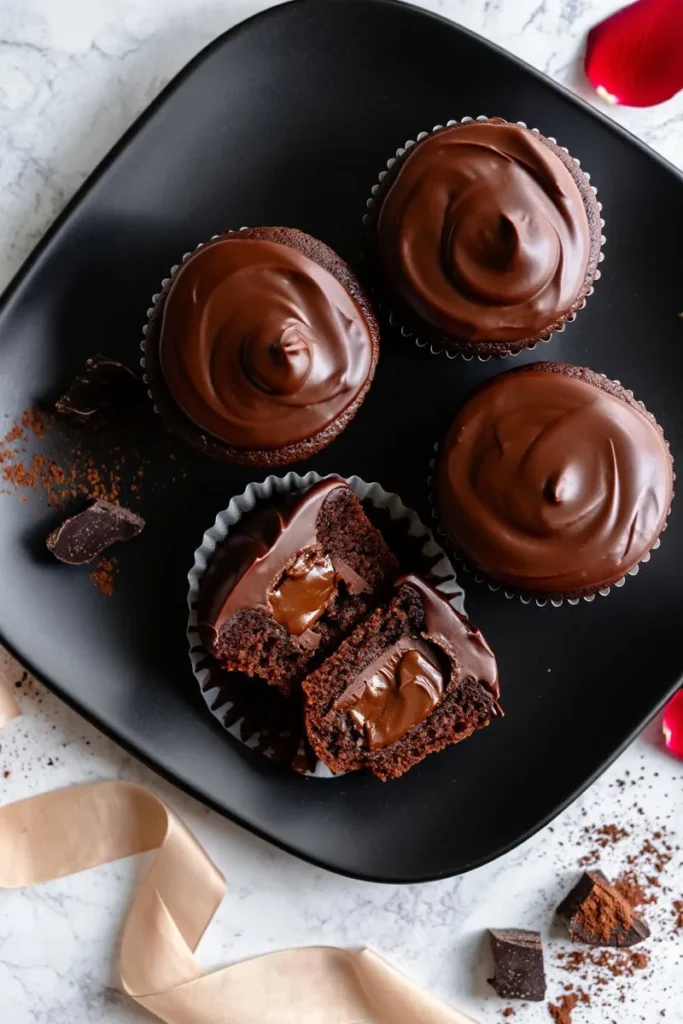 20 Valentine's Day Cupcakes That'll Make Anyone Fall Hard 20 Chocolate Truffle Center Cupcakes