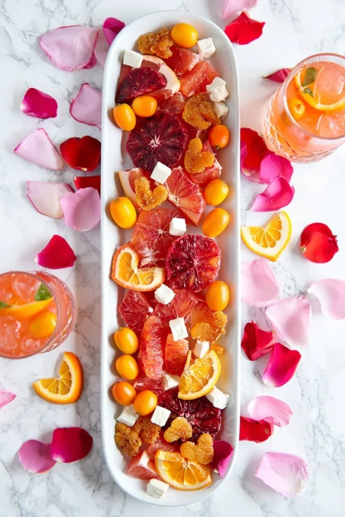 Citrus Kiss Board long narrow tray