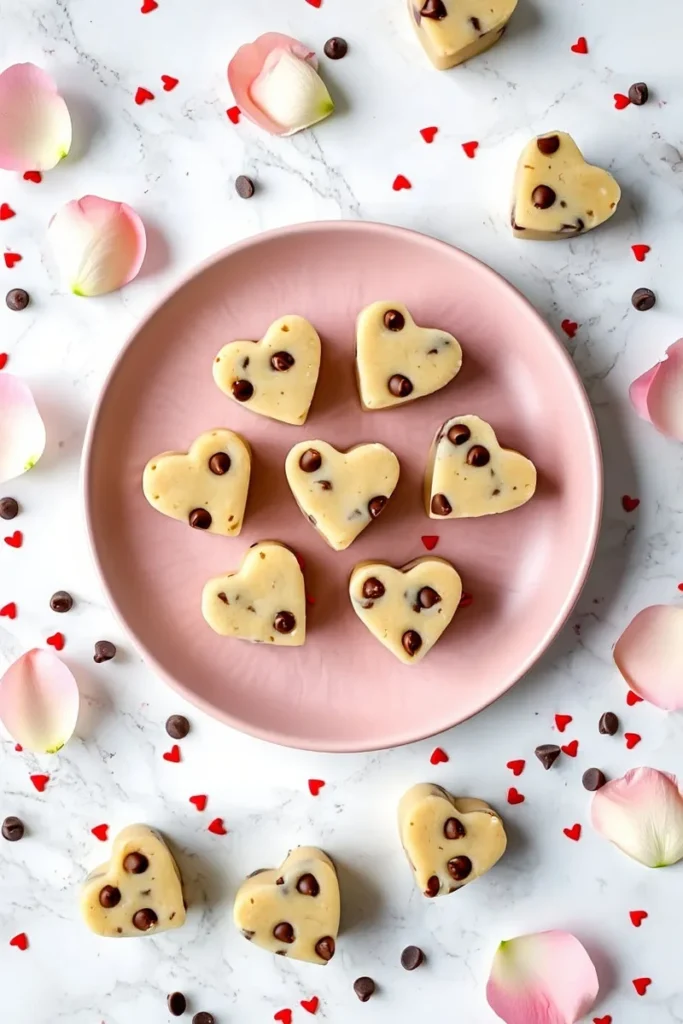 Cookie Dough Hearts Edible
