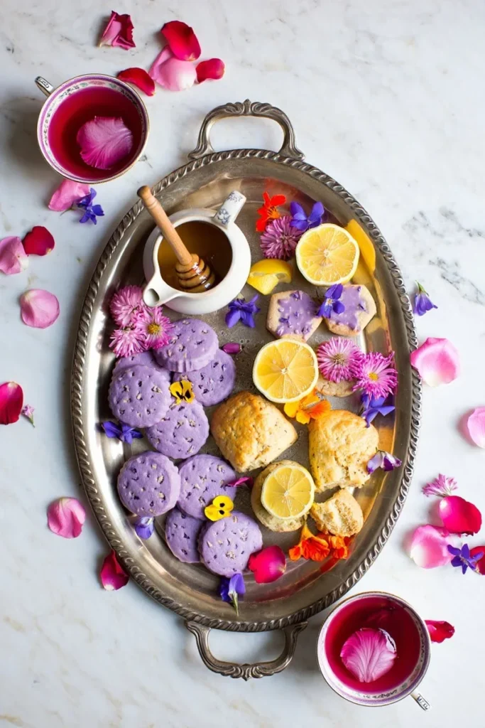 Floral Tea Board vintage tray