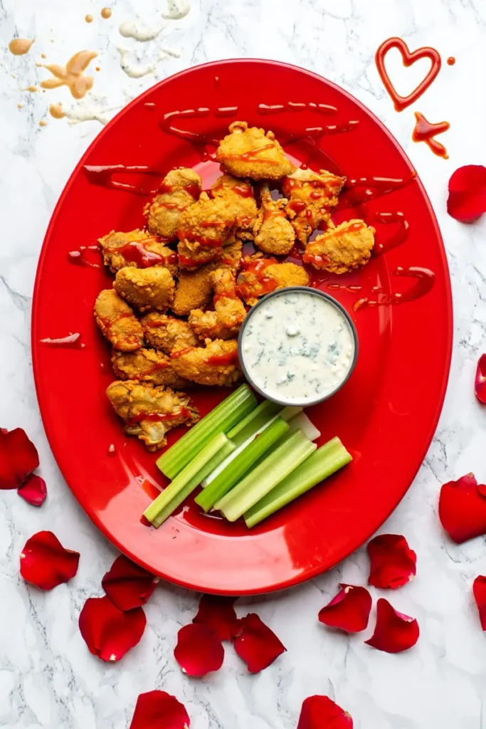 Fried Buffalo Artichoke Hearts