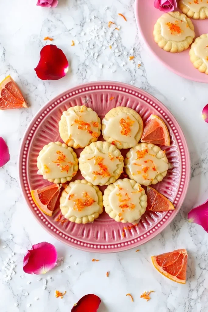 Grapefruit Zest Butter Cookies