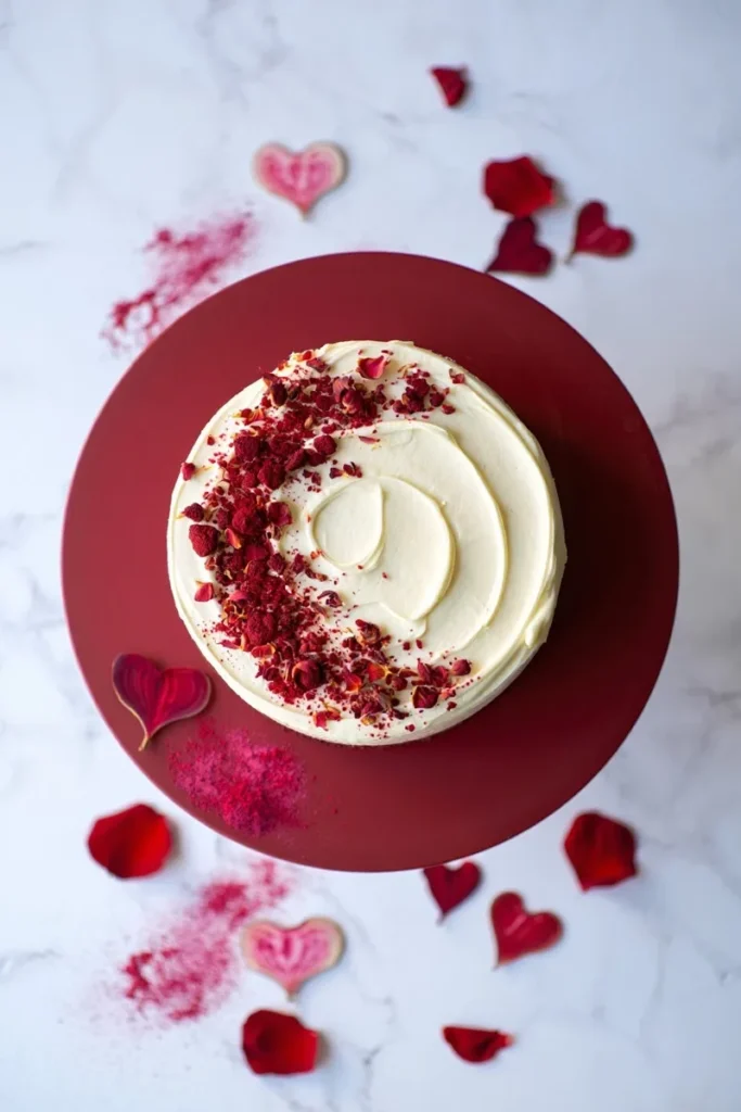 Intense Red Beetroot Red Velvet Cake
