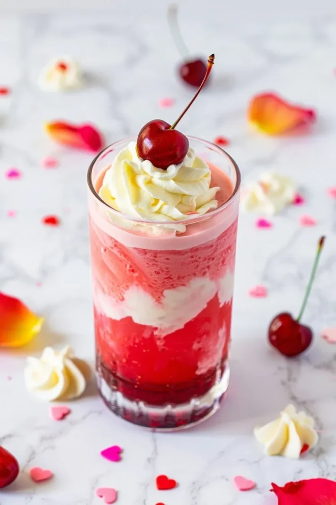 20 Valentine's Day Drinks That'll Make Your Toast Extra Special 16 Italian Cream Soda Layered