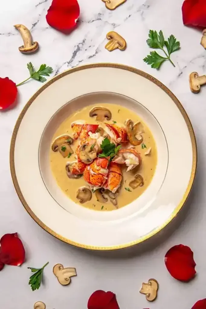 20 Valentine's Day Dinner Recipes That'll Make It a Night to Remember 2 Lobster Mushroom Wine Sauce