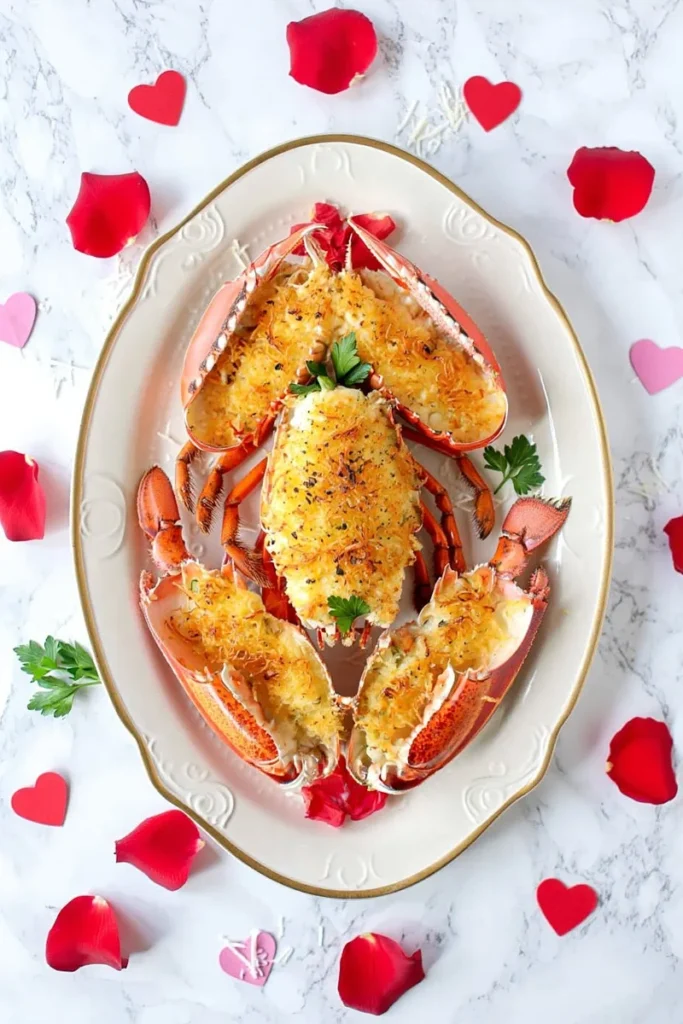 20 Romantic Valentine's Day Dinner Ideas That'll Set the Mood Perfectly 2 Lobster Thermidor with Parmesan Crust